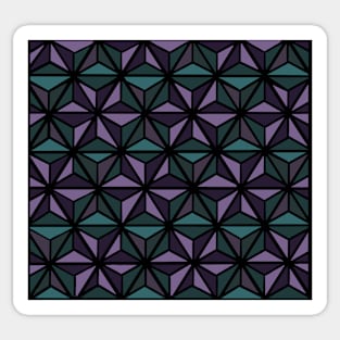 Custom Spaceship Geometric Pattern Sticker